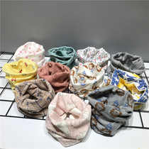 Chenchen dad autumn and winter windshield cotton cartoon multi-color scarf scarf comfortable cotton 1-5 year old neck sleeve