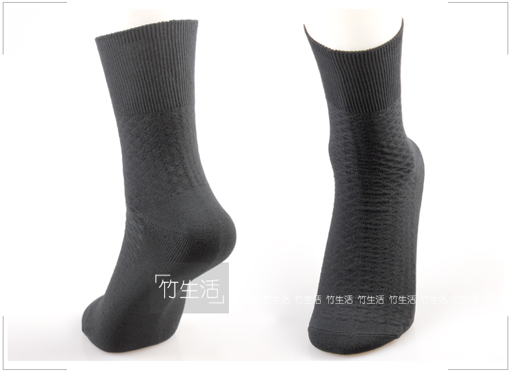 Vớ tre bằng than tre Tất nam nam dài vừa dày ống dày Thông gió dài và lớn tốt hơn cotton quần tất mỏng mùa hè