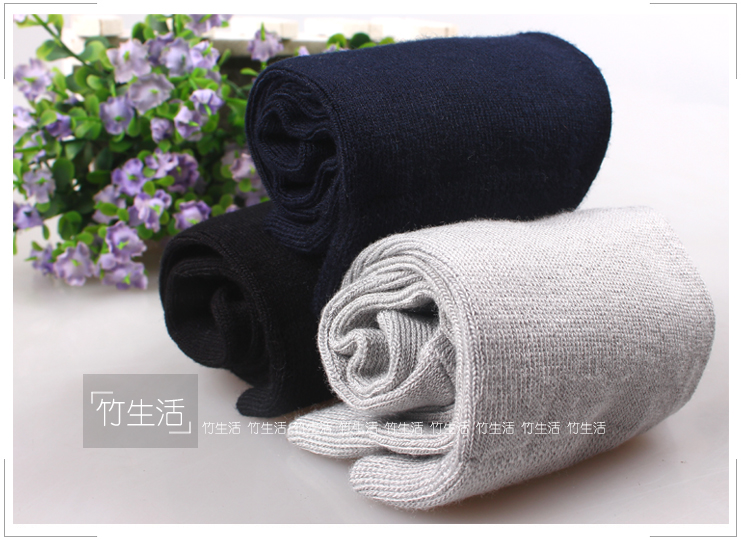 Tre sợi tre vớ sợi nam Đàn ông mỏng trong vớ Màu sắc tinh khiết kháng khuẩn và khử mùi thoáng khí tốt hơn cotton tất trẻ em