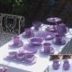 Purple Tea Set Four -Pperson