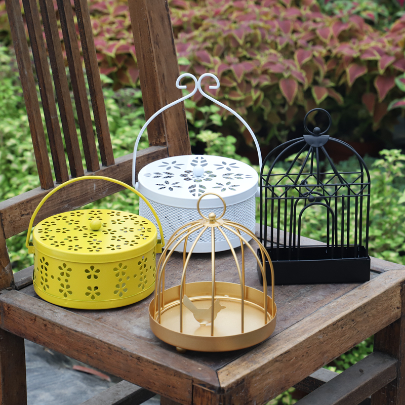 Iron hollow mosquito-repellent incense box Home beauty products household mosquito-repellent incense plate