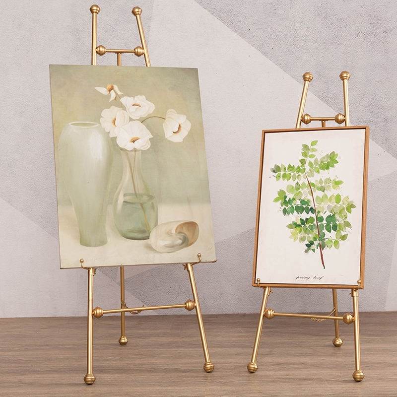 European-Style Wrought Iron Oil Painting Frame, Floor-Standing Display Stand, Poster Stand, Photo Holder, Wedding Easel European-Style Wrought Iron Oil Painting Frame, Floor-Standing Display Stand, Poster Stand, Photo Holder, Wedding Easel
