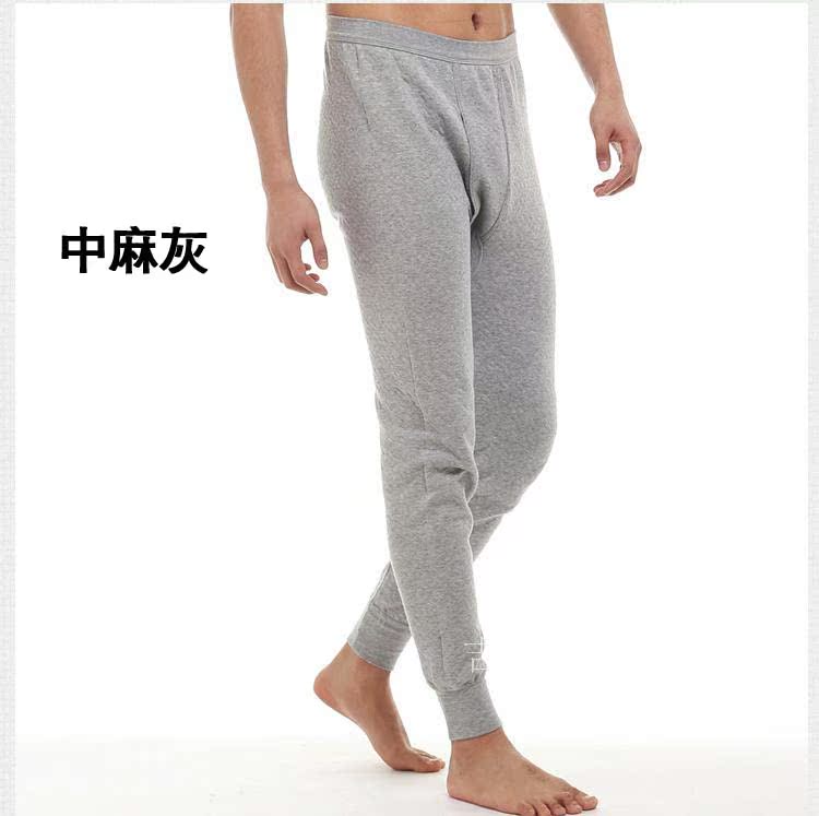 Quần lót nam AB quần dài ấm quần trung và cũ đơn mảnh dày ba lớp quần len chần mùa thu và quần đáy mùa đông quần tất nam lót lông