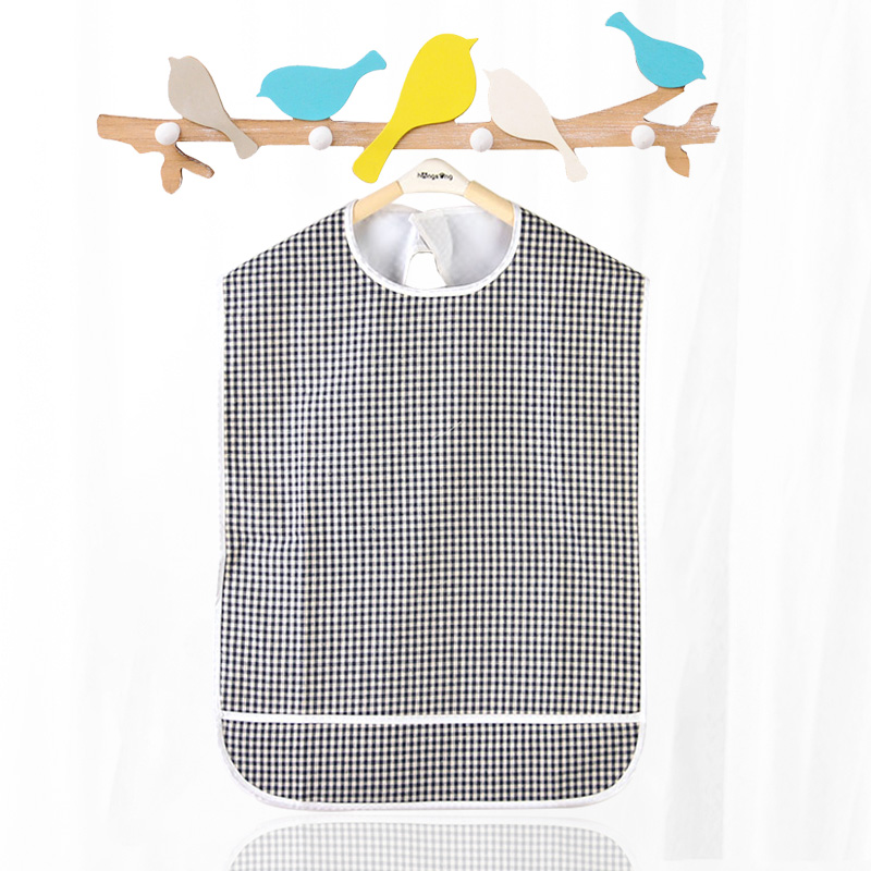 Elderly apron large adult waterproof and leak-proof eating bib adult eating saliva towel adult bib elderly bib
