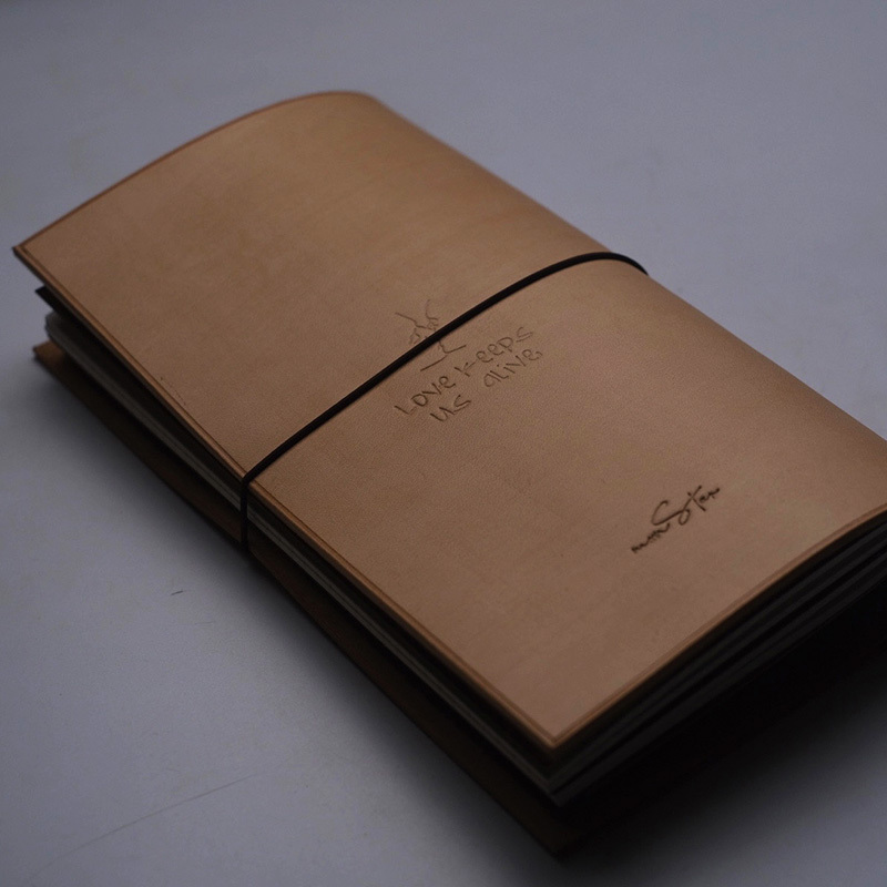 Handmade Japanese Traveler's Notebook Tn Leather Journal Horween Leather Tn