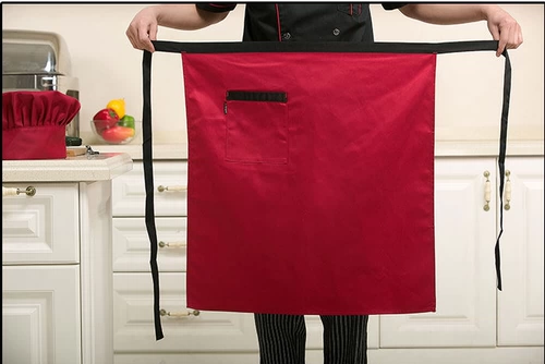 Модный кофейный фартук, водонепроницаемая юбка в складку, в корейском стиле, контроль жирного блеска, делается под заказ, с печатью вашего логотипа