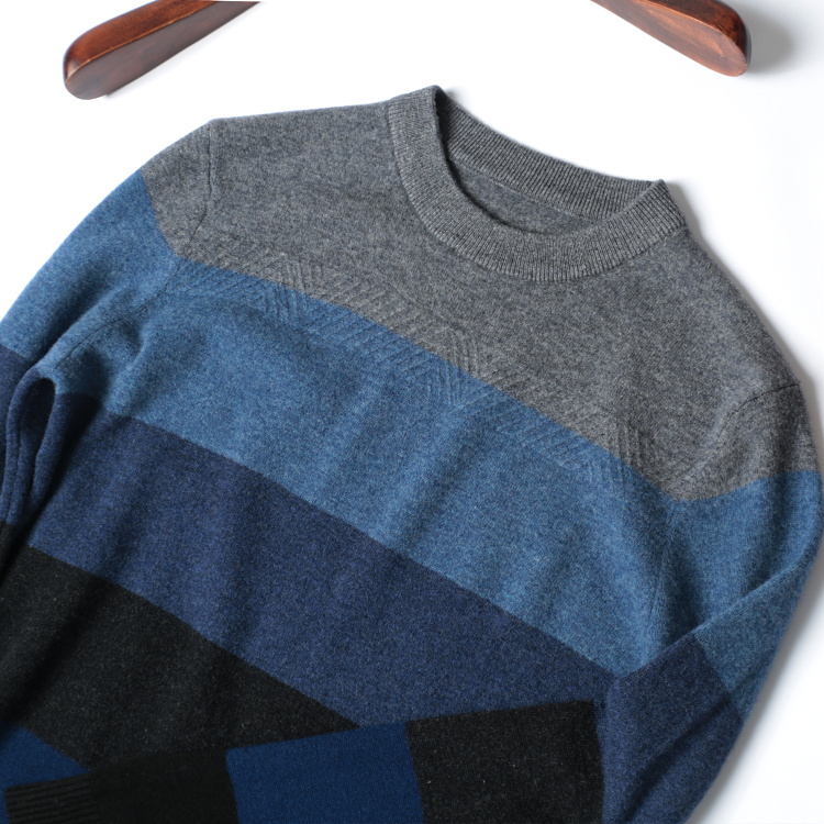 [壹 壹 玖] len cashmere chất lượng cao hơn áo len nam trung niên áo len cashmere 5089 áo cổ lọ nam