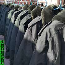 Winter cotton coat for cold protection thickened long removable inner liner mid-length coat for cold zone warm security and labor protection cotton coat