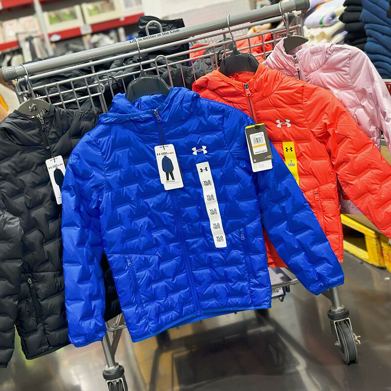 Sam Purchased Ua Children's Goose down Lightweight Jacket, under Armour Lightweight Hooded Goose down Jacket, Thin down Jacket, Lightweight