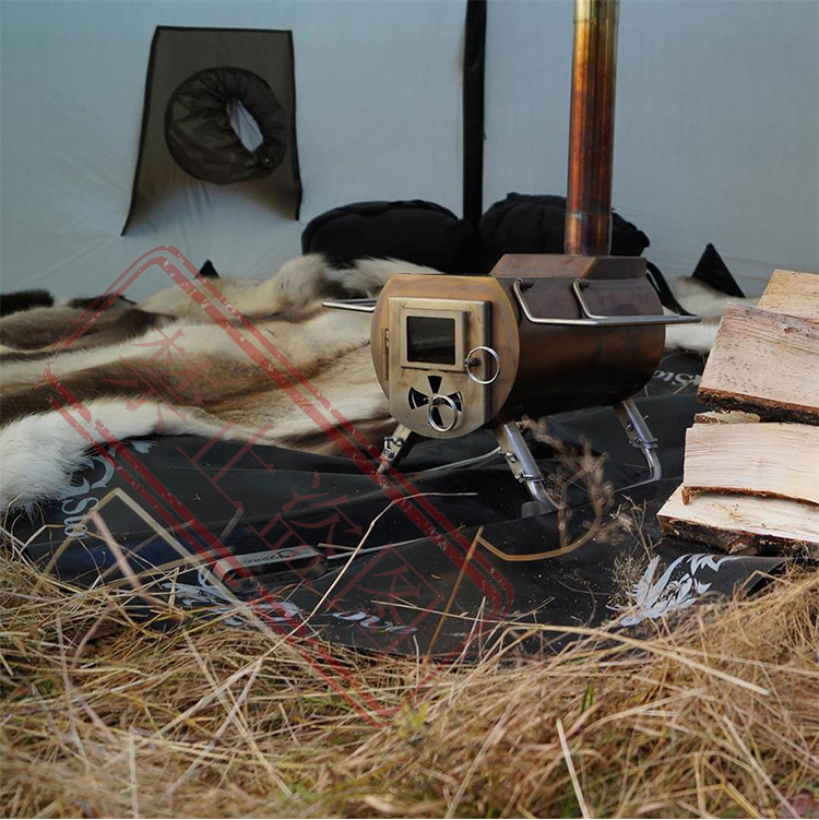 Norway Original Gstove Outdoor Camping BBQ Stainless Steel Pyramid Tent Camping Heating Wood Stove