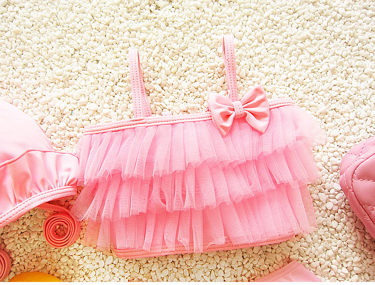 Hàn Quốc catwalk trẻ sơ sinh gợi cảm trẻ em gái sinh viên dễ thương bikini lớn vừa và nhỏ phù hợp với đồ bơi bộ đồ bơi cho bé gái