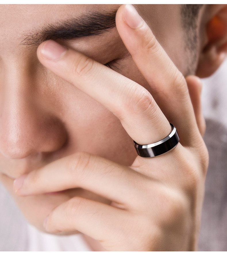 Bague homme en Or tungstene - Ref 3088227 Image 24