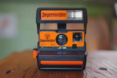 (Wonderful) Polaroid 600 series Jagermeister wild grid limited edition one-time imaging Polaroid camera