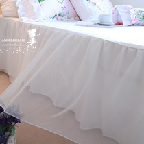 Imported European and American Korean page 2018 new * Princess * cotton white yarn cotton bedding set bedspread dress