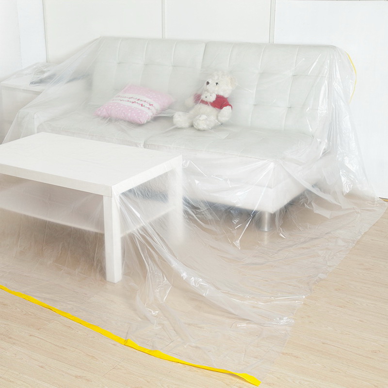 Plastic film cover cloth sofa dust cover full cover all-inclusive anti-dust and dirty cover furniture bed cover cover cloth