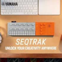 (Spot) хореография рабочей станции Yamaha SEQTRAK Music Production для создания портативной звуковой последовательности