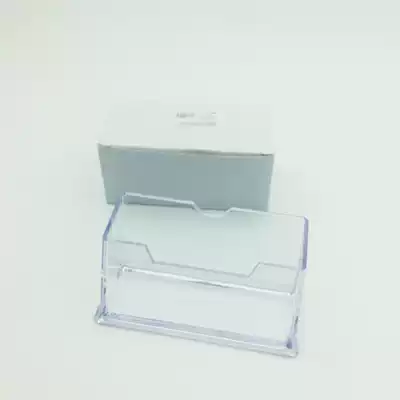 Business card holder Desktop business card holder transparent card box Front desk transparent desktop business card box