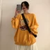 Mùa xuân 2019 phiên bản Hàn Quốc mới của bf lỏng hoang dã Harajuku lười biếng gió siêu áo khoác cec áo len đầu nữ Áo len