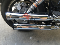 Suitable for Lifan V16 250CC modified cobra exhaust pipe Non-destructive direct installation Full-section complete