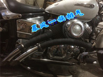 Motorcycle Accessories Harley Retro Cruise Iron Horse 400 Modified Exhaust Racing Star 400 Horseshoe Exhaust Pipe