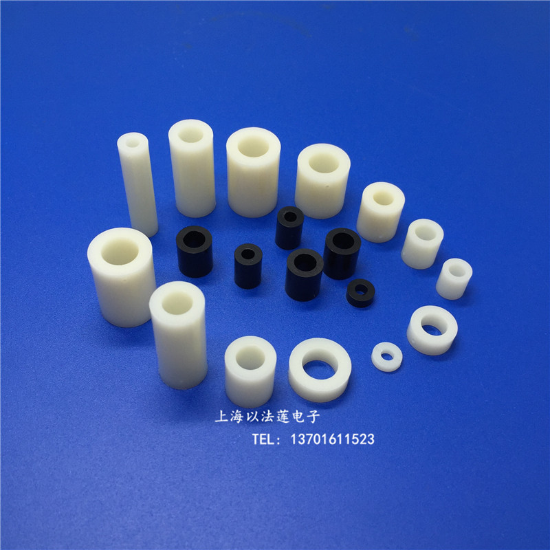 M5 2 Insulation column Plastic cushion column Straight through column Casing ABS gasket gasket round hole support column Round body spacer column