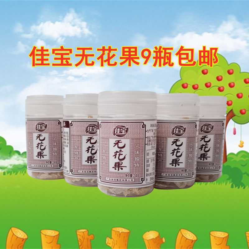 Jiabao dried fig silk canned 9 bottles Chaoshan specialty