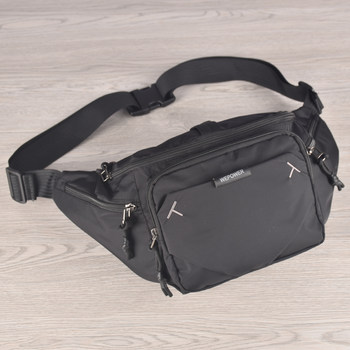 New men's multifunctional waist bag large capacity crossbody bag