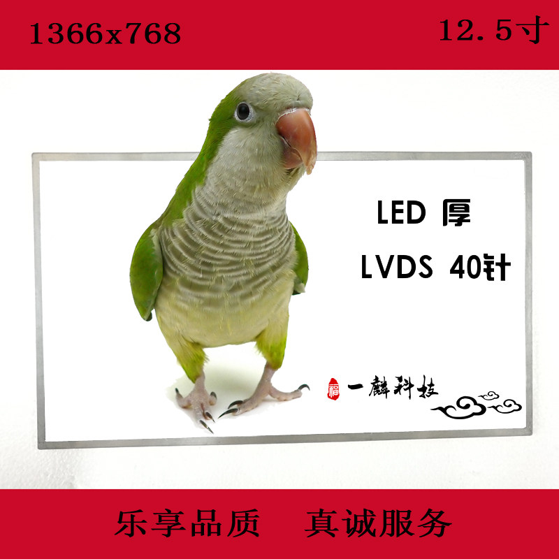 12 5-inch HP HP 2560P 2570P 40-pin thick 1366X768 notebook LCD screen