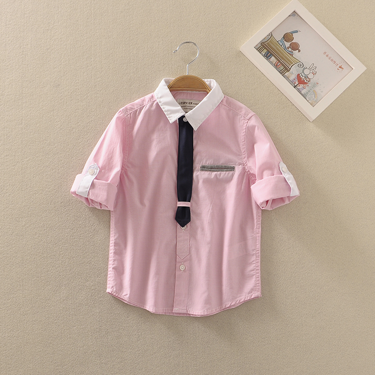 Chemise enfant à manche longue - Ref 2083940 Image 9