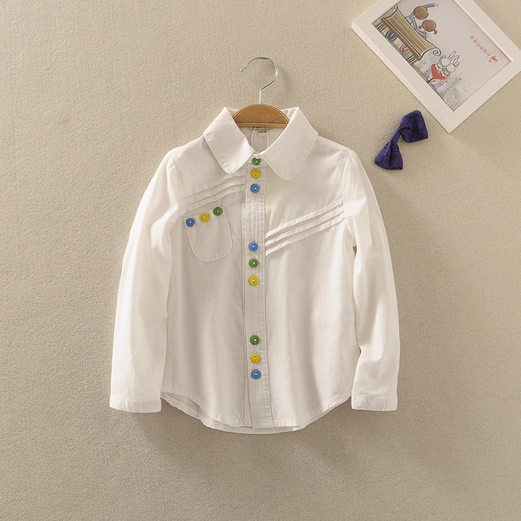 Chemise fille à manche longue - Ref 2087365 Image 9