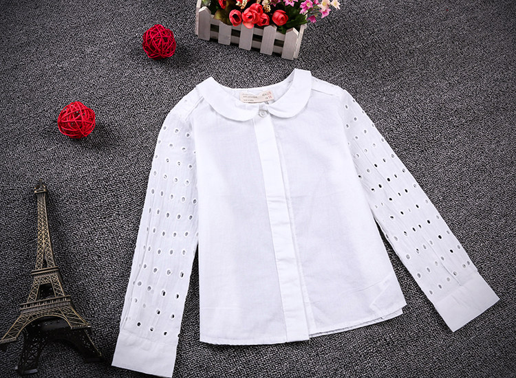 Chemise fille à manche longue - Ref 2087350 Image 6