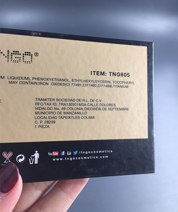 Khay trang điểm TNGO má hồng có khả năng sửa chữa bóng cao để có được một bộ ngọc mờ có khả năng sửa chữa bóng mờ có thể làm bóng mắt bảng phấn mắt