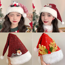 Santa hat decoration childrens headwear gift adult Christmas hat decoration creative gift photo props