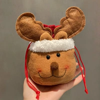 Коричневые карманные часы из лося