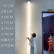 Large LED round strip 360 degrees Luminous Lighting Tube Advertising Light Box Cue shop Strokes Vertical Wall Mount A light trickery