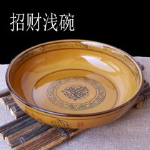 Ceramic shallow bowl braised fish meat bowl dumplings fried dishes bowl fish plate chopped pepper fish head plate large boiled meat boiled fish Basin