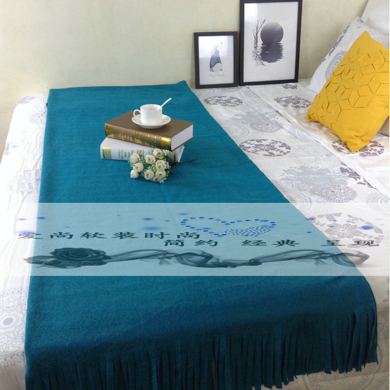 Mô hình chăn phòng mềm thiết kế màu đỏ hoang dã sofa khăn giường cờ khăn trải giường giản dị - Ném / Chăn chăn lông cừu nhật