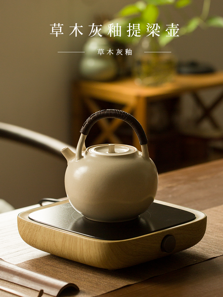 Ceramic teapot single girder pot pot domestic large capacity boiling tea stove tea kettle teapot tea set