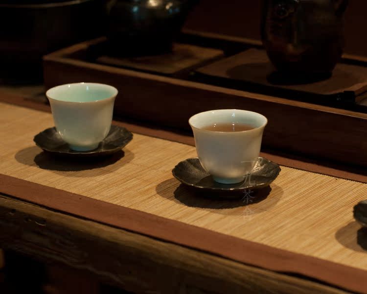 For the jingdezhen ceramic cups masters cup sample tea cup single household kung fu tea cups in use only single CPU