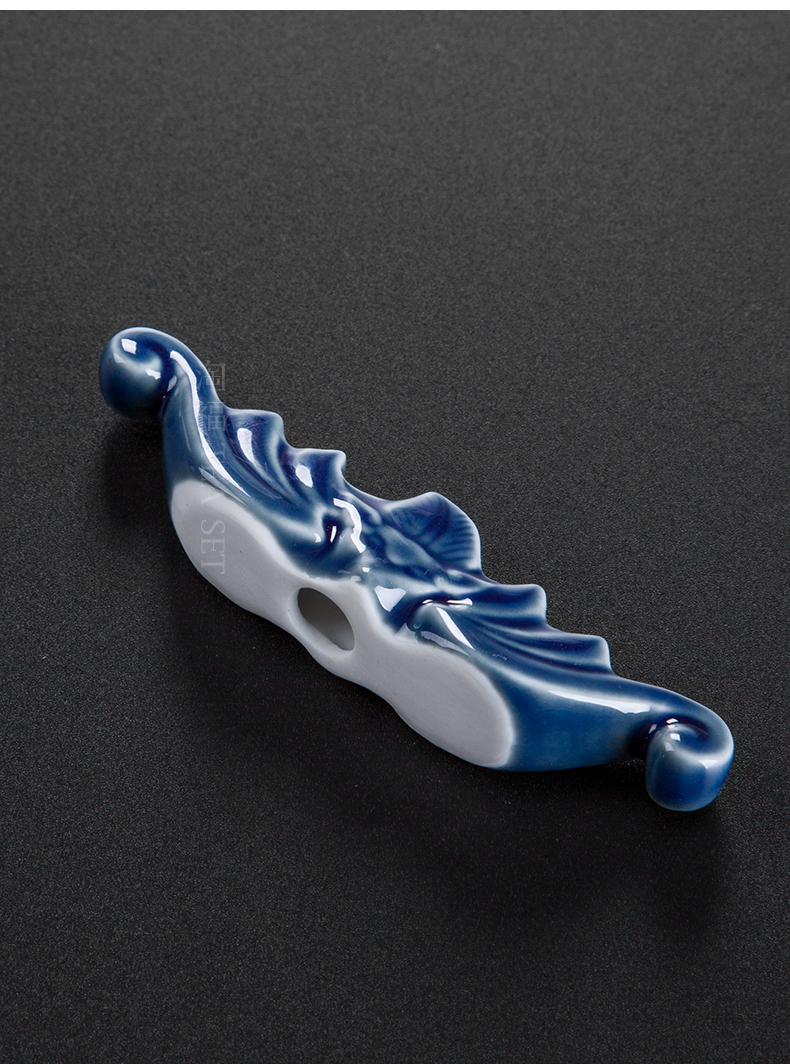 Kung fu tea accessories ceramics with zero ChaGa brush rack shelf tea tea accessories tea utensils supplies
