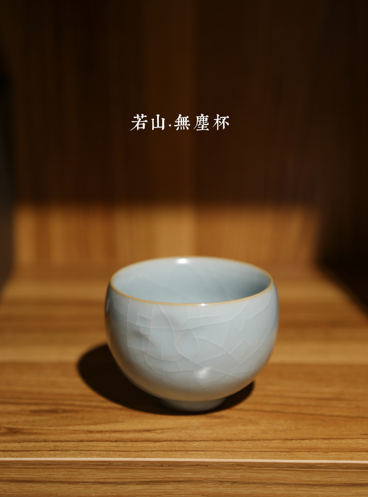 If the mountain ore agate into glaze your up ceramic cups master cup sample tea cup household kung fu tea set single CPU trumpet