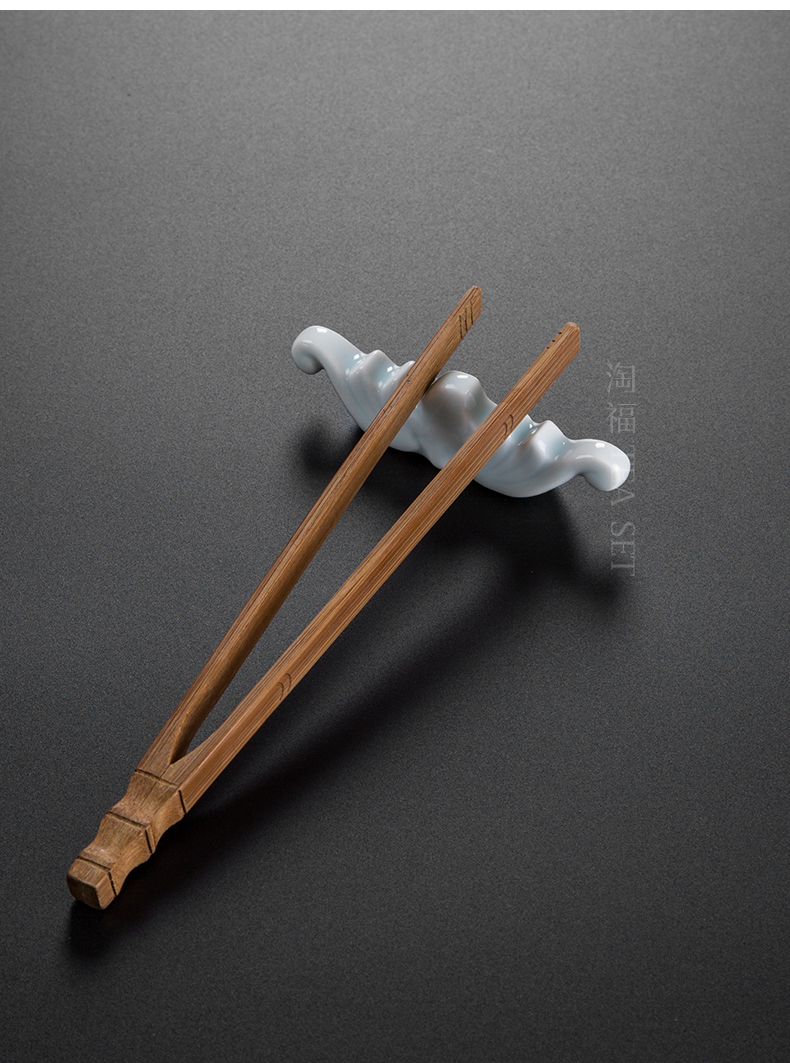 Kung fu tea accessories ceramics with zero ChaGa brush rack shelf tea tea accessories tea utensils supplies