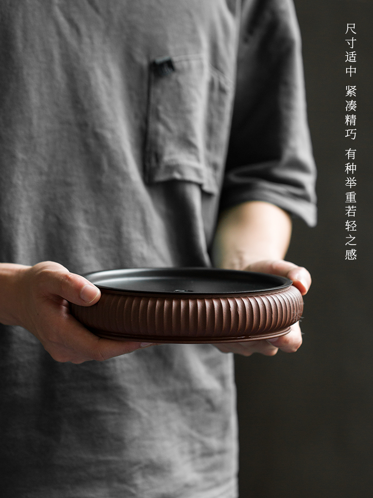 It bearing bearing dry mercifully Taiwan Japanese dry mercifully tea tray teapot mat cup mat tea kungfu tea accessories with zero