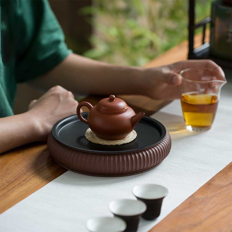It bearing bearing dry mercifully Taiwan Japanese dry mercifully tea tray teapot mat cup mat tea kungfu tea accessories with zero