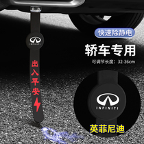 Suitable for Dongfeng Infiniti Q50L Q60 QX50 QX60 car electrostatic mopping belt wear-resistant grounding strip