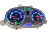 Lifan 125-2H motorcycle LF150-2L Real Madrid instrument assembly code meter luminous LED mountain bike odometer