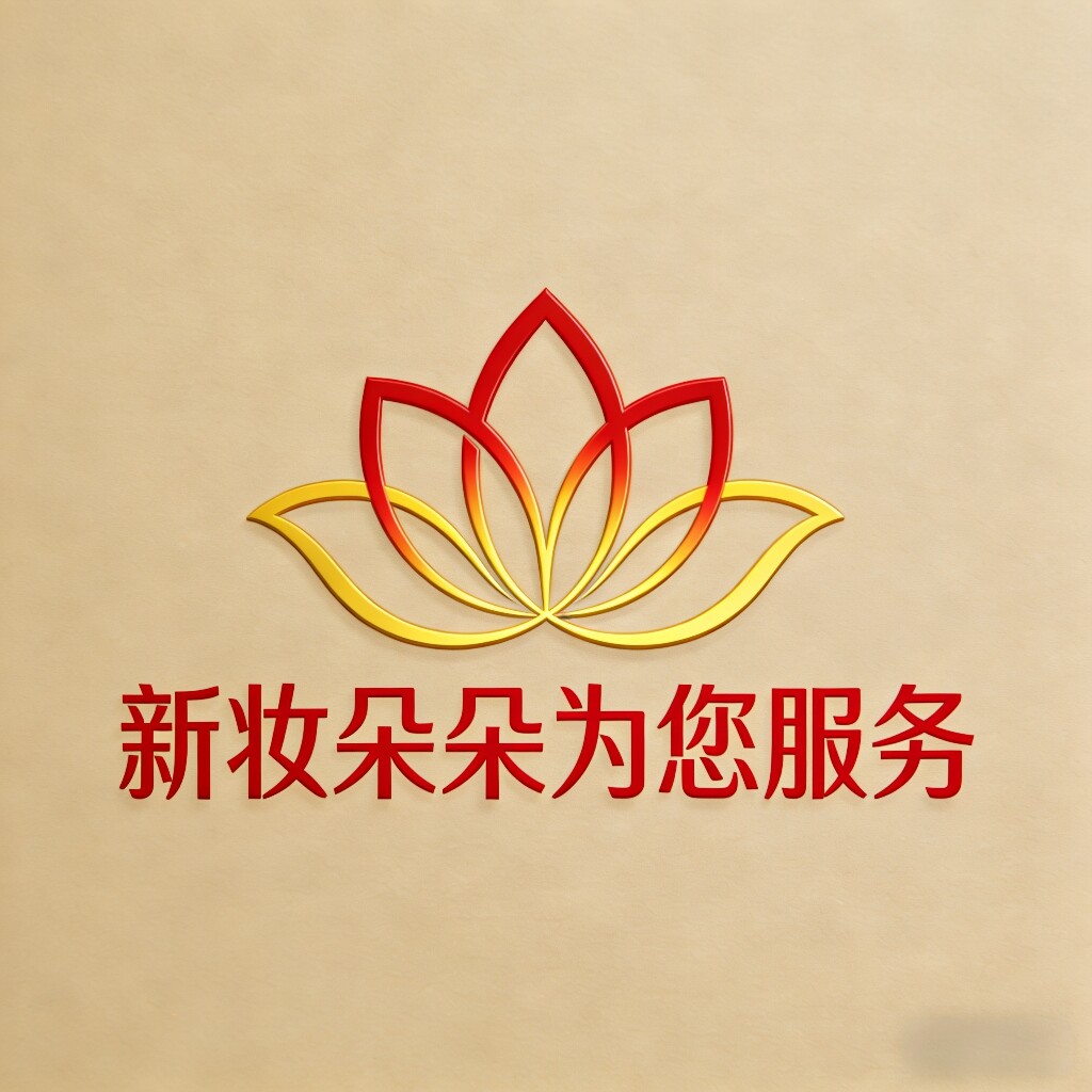 新妆朵朵为您服务的LOGO