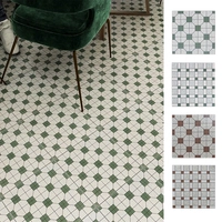 Ретро -гонконг -стиль мозаика гонконгского ресторана для ветряного чая молоко