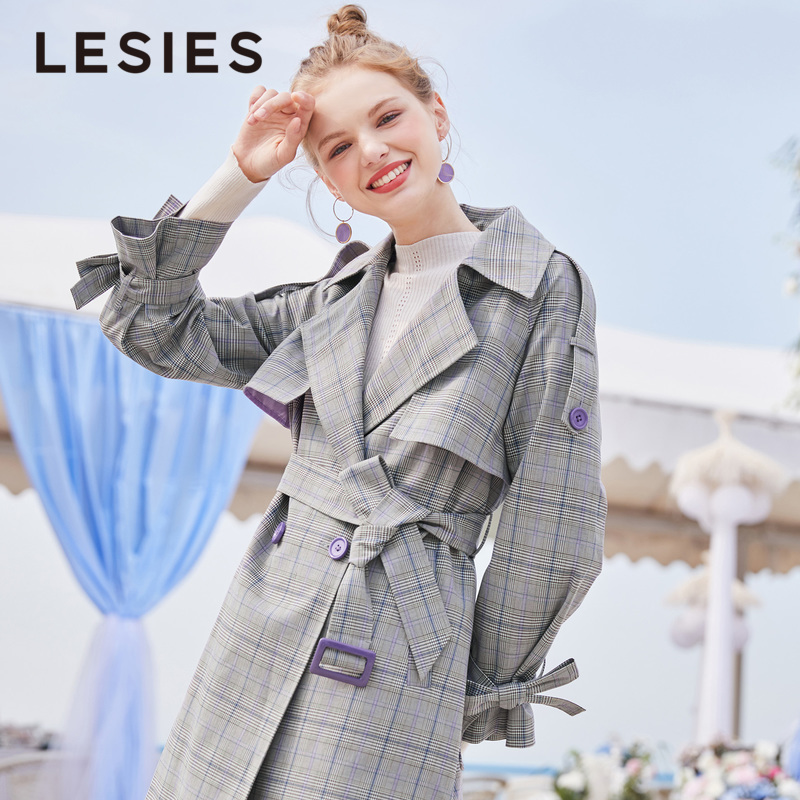 Trench pour femme LESIES     en Polyester - Ref 3227696 Image 4