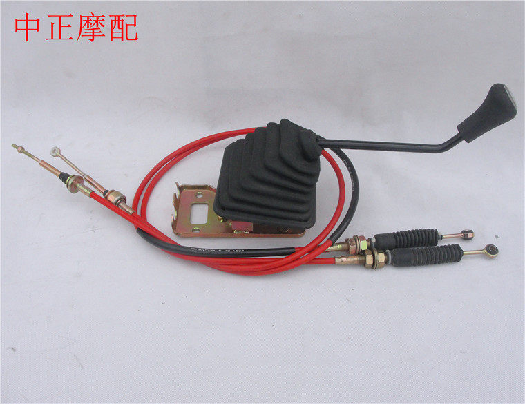Zongshen Loncin three-wheeled motorcycle V3 mid-range transmission afterburner hanging lever pull line gear line assembly
